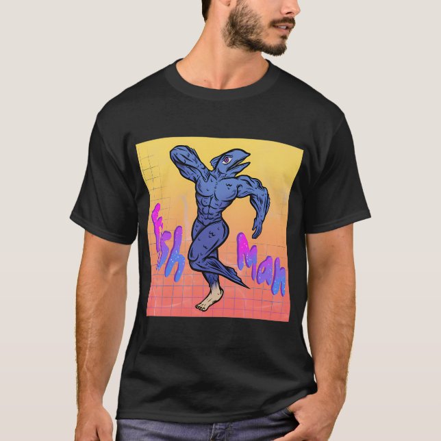 Camiseta Homem Peixe (Frente)
