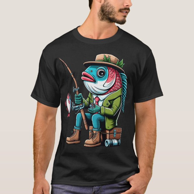 Camiseta Homem Peixe (Frente)