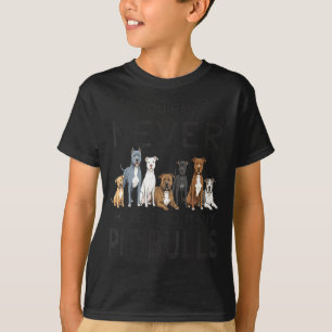 Camiseta Homem pode ter muitos cães pit bull engraçado pitb
