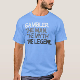 Camiseta Homem Presente de Apostador Mito Lenda garoto