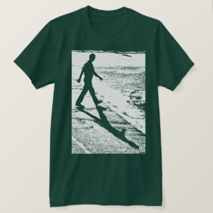 Camiseta Homem que cruza uma estrada - personalizada