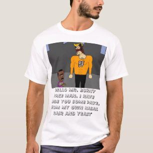 CAMISETA HOMEM QUEIMADO DA CARA