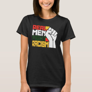 Camiseta Homem Real Luta Contra O Racismo História Negra Mê