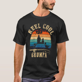Camiseta Homem Reel Legal Grumpa Pescador Dia dos Pais Pesc