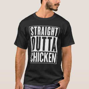 Camiseta Homem Reto do Frango Angustiado Vintage
