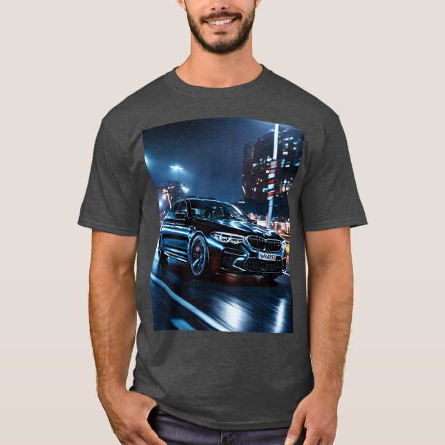 Camiseta homem rico bmw (Frente)