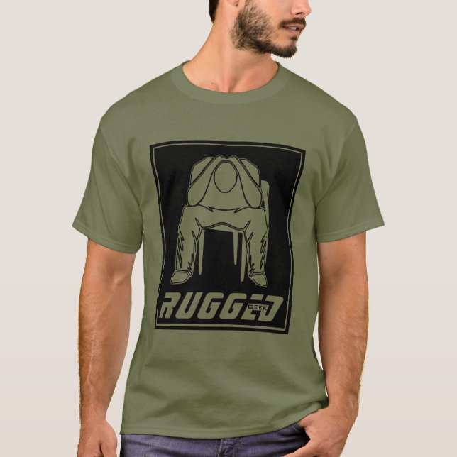 Camiseta Homem Rosto Negro Cabeça Seguradora | Pensador (Frente)