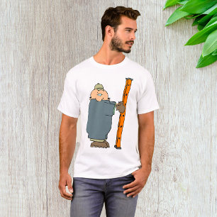 Camiseta Homem Segurando Uma Escada