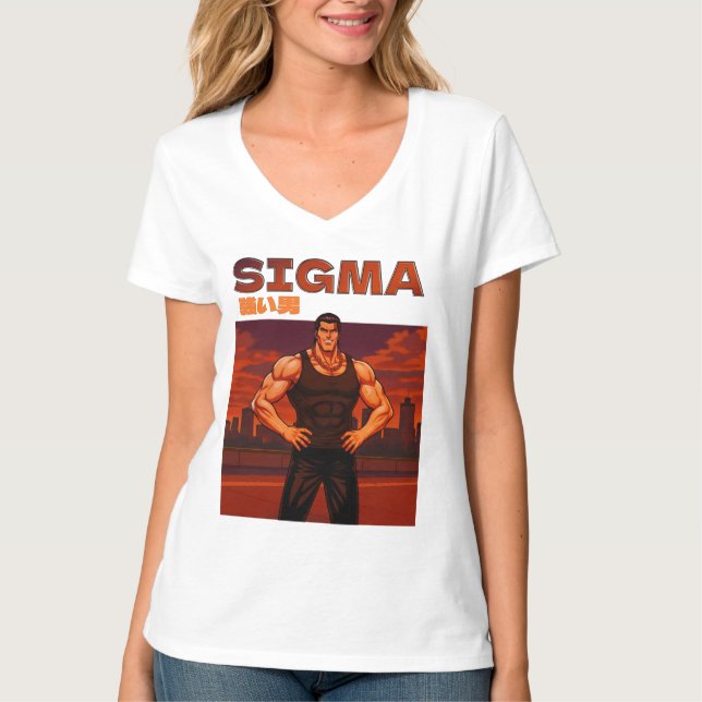 Camiseta Homem Sigma forte (Frente)