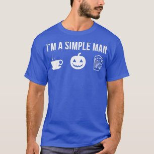 Camiseta Homem Simples Dia de as Bruxas engraçado