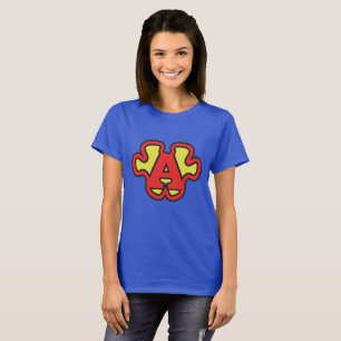 Camiseta Homem super do logotipo da serra de vaivém de