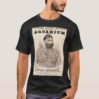 Homem tatuado do Capitão Costentenus dos anos 1880