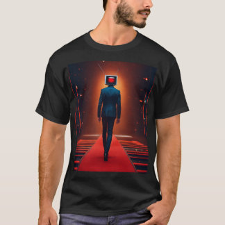 Camiseta Homem-televisão