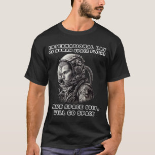 Camiseta Homem Vai Para O Espaço Da Camisa-T