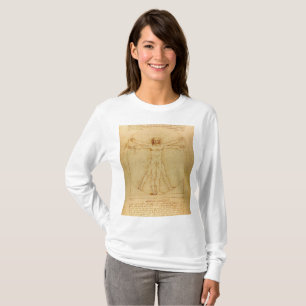 Camiseta Homem Vitruviano por Leonardo Da Vinci
