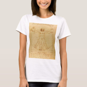 Camiseta Homem Vitruviano por Leonardo Da Vinci