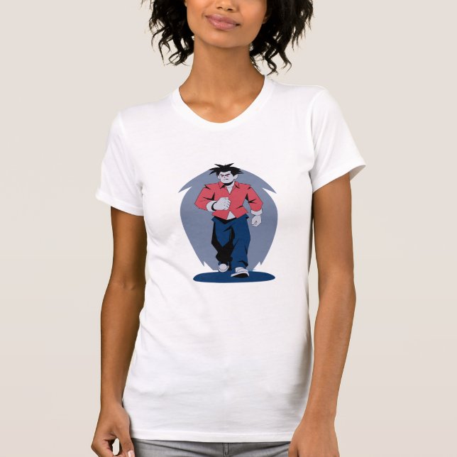 Camiseta Homem zangado andando (Frente)