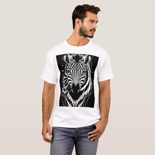 Camiseta Homem Zebra (Frente Completa)