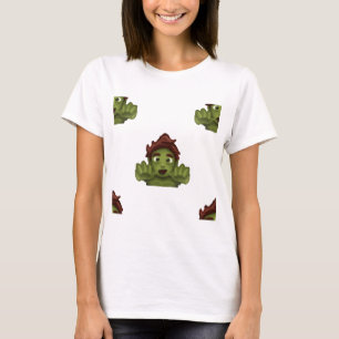 Camiseta homem zombie emoji