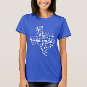 Camiseta Homemade Texas para mulheres