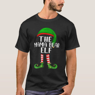 Camiseta Homenageando a Família Natal O Elf do Urso da Mãe