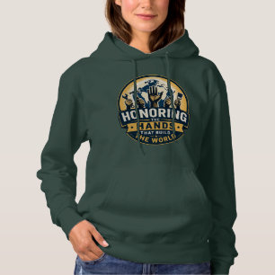 Camiseta Homenageando as Mãos que Constroem o Mundo Verde
