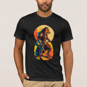 Camiseta Homenageando lobisomens Cavaleiro #2