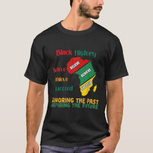 Camiseta Homenageando o Passado Inspirando Homens Mulheres