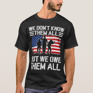 Camiseta Homenageando Veteranos Nós Devemos a Todos a Bande