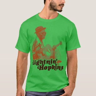 Camiseta Homenagem a Retro Lightnin Hopkins Sepia