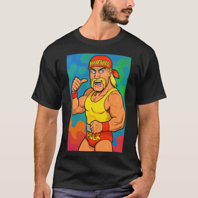 Camiseta Homenagem ao Hulk Hogan (Frente)