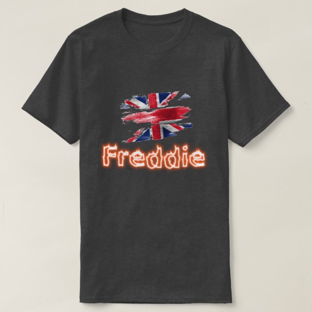 Camiseta Homenagem ao incêndio de Freddie (Frente do Design)