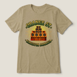 Camiseta Homenagem ao Orange St Kingston Jamaica starburst