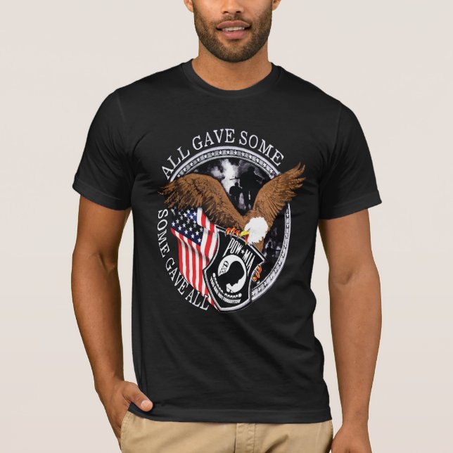 Camiseta Homenagem às guerras militares patriotas (Frente)