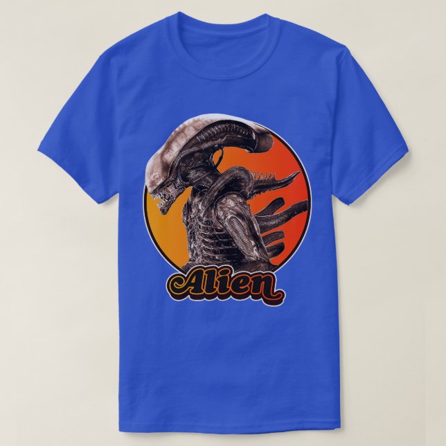 Camiseta Homenagem com Xenomorph Retro (Frente do Design)
