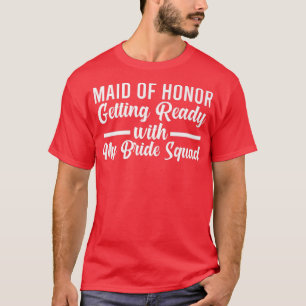 Camiseta Homenagem da empregada que conseguiu a noiva do es