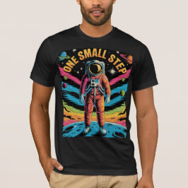 Camiseta Homenagem de Spacewalk Retroativo de Uma Pequena E