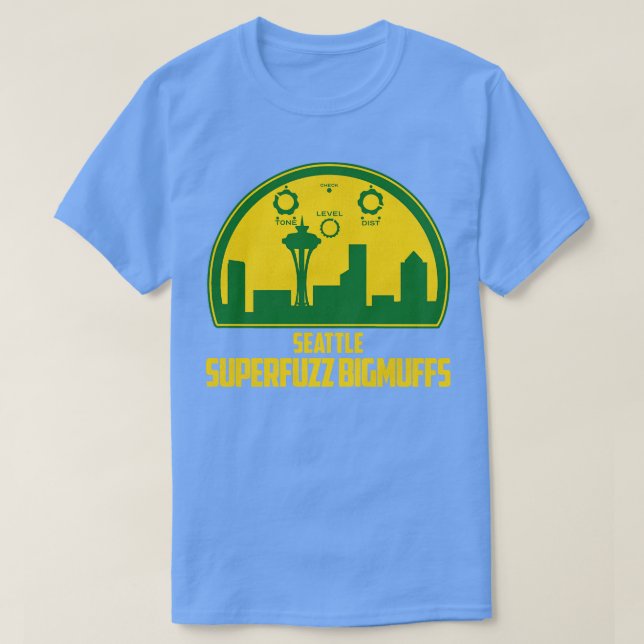 Camiseta Homenagem Musical Seattle Superfuzz Grunge (Frente do Design)