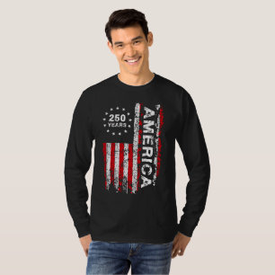 Camiseta Homens 250 Anos América
