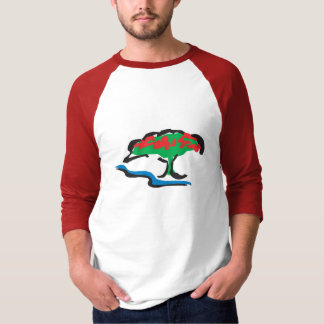 Camiseta Homens 3/4 de Capa