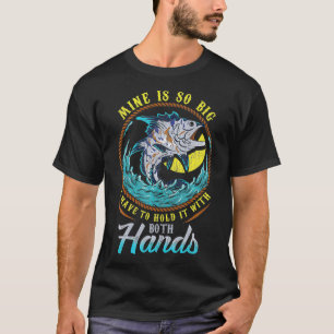 Camiseta Homens A Pescar Presente Sarcástico Grande Citação