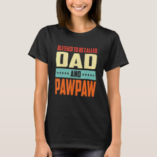 Camiseta Homens Abençoados Como Pawpaw Vintage Pawpaw Fa
