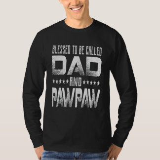 Camiseta Homens Abençoados Como Pawpaw Vintage Pawpaw Fa