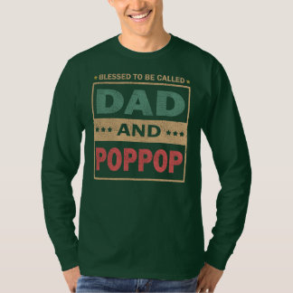 Camiseta Homens Abençoados Por Serem Chamados De Pai E Vint