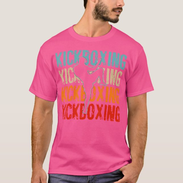Camiseta Homens Adoráveis De Kickboxe Para (Frente)