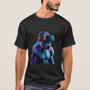 Camiseta Homens adultos gorilas Boas de Aniversário Mulhere