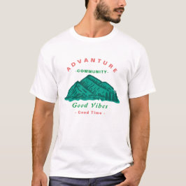 Camiseta Homens Adventure White