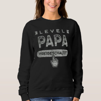 Camiseta Homens Alemão Novo pai Para pai pelo nascimento
