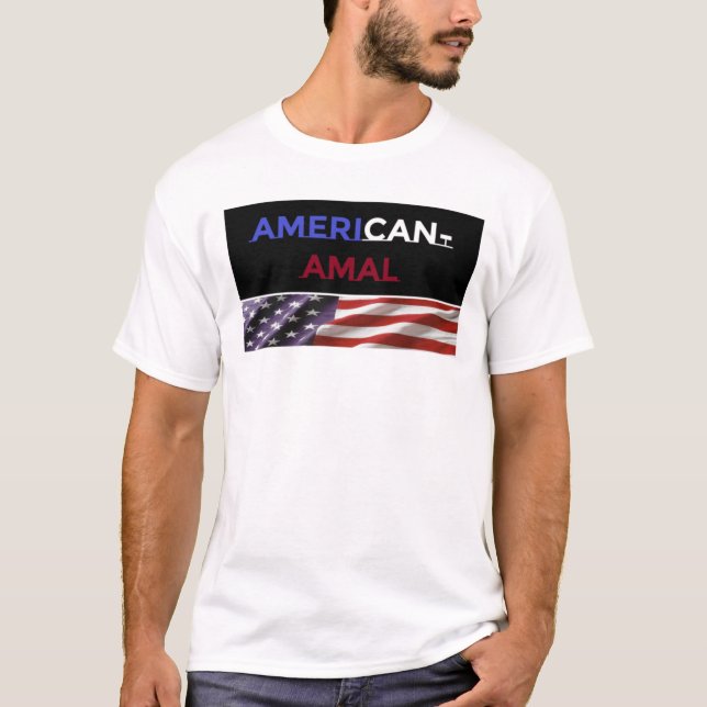 Camiseta Homens Americanos-Amais (Frente)