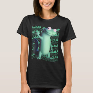 Camiseta Homens Animais Engraçado Lizard Meme _4